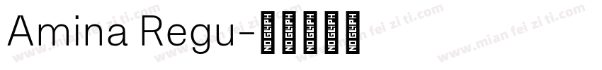 Amina Regu字体转换